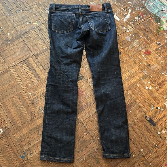 MARC JACOBS DARK STRAIGHT LEG JEANS LOW RISE W26 - Picture 5 of 9